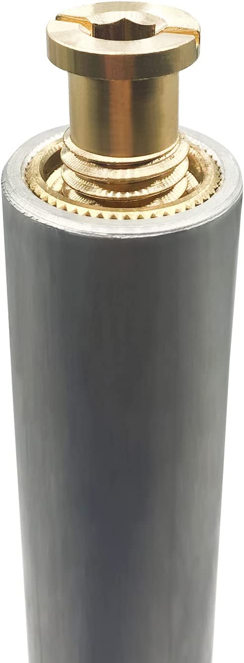 AXE 18” Aluminum Tube with Brass Anchor for inground Pool Safety Cover Installation