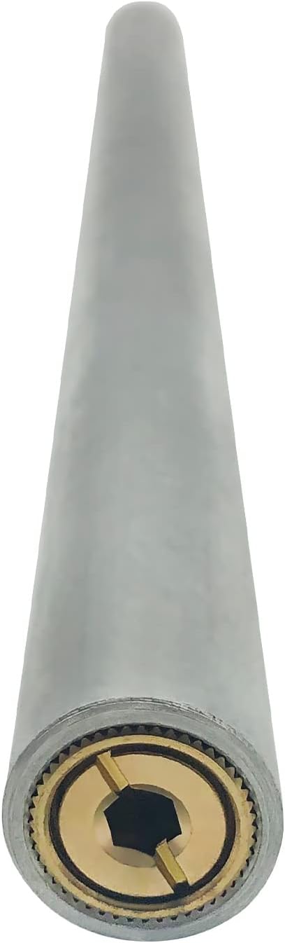 AXE 18” Aluminum Tube with Brass Anchor for inground Pool Safety Cover Installation