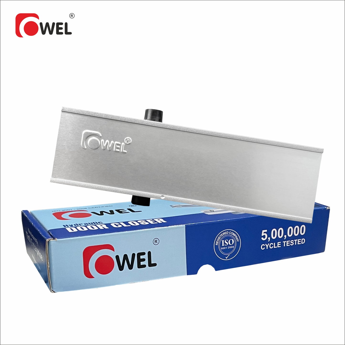 Modern & Sleek Adjustable Spring Hydraulic Auto Door Closer with Bracket