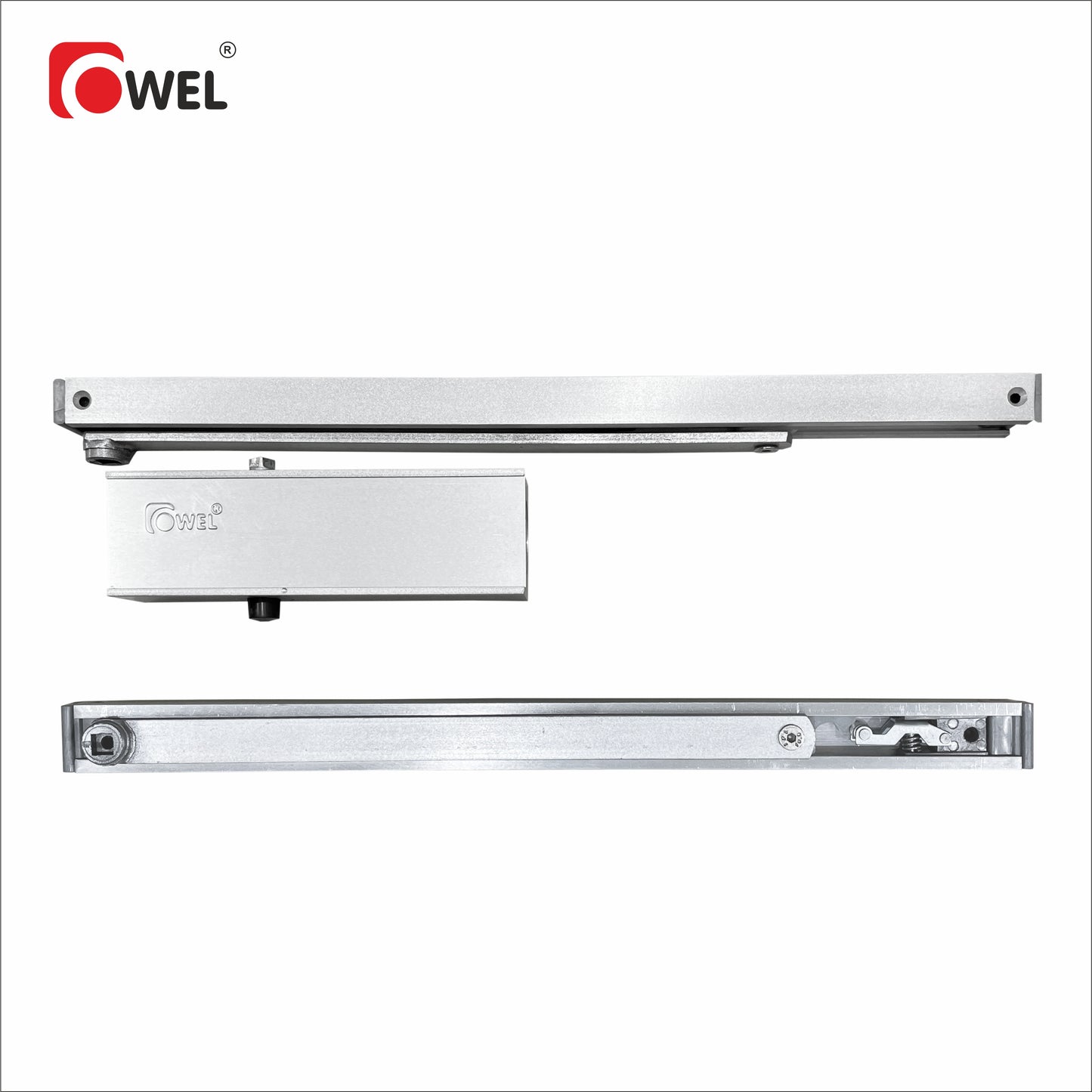 Concealed Door Closer Super Thin, Stylish, Robust and High Performance for Mid-Weight Door