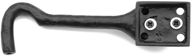 Maui - 4.5" Cast Iron Hook for Cabin, Sliding Barn door and Shed