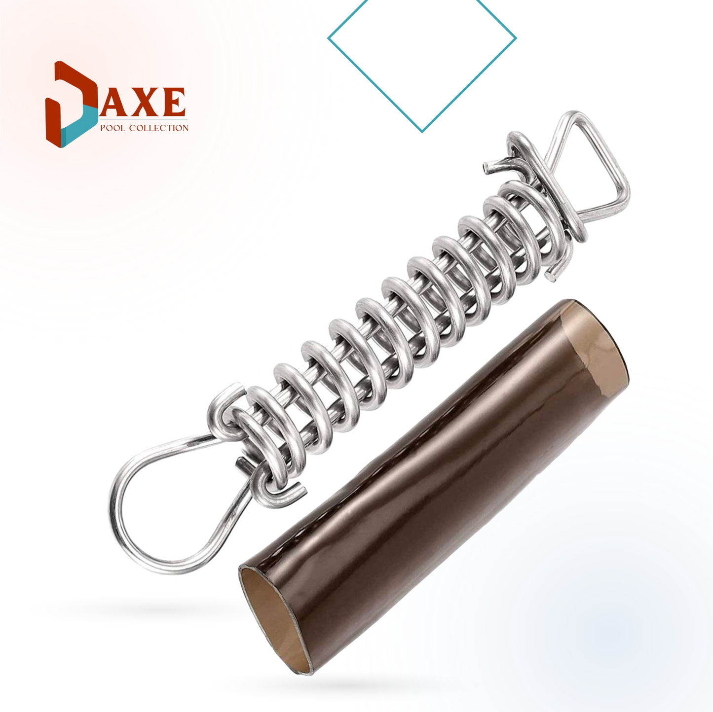 AXE - 8 Inch Swimming Pool Cover Stainless Steel Spring with D-Ring