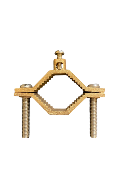 Water Pipe Ground Clamps - Size 1-1/4 to 2" Pipe Size