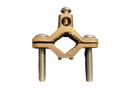 Pipe Ground Clamps for Armored Cable- Size 1/2 to 1" with clip (20 / 50 Pack)