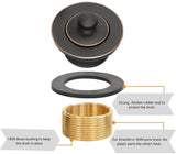 Maui - Bathtub Tub Drain Assembly, Conversion Kit, Trim Waste Overflow Face Plate (Brushed Nickel OR Oil Rubbed Bronze)