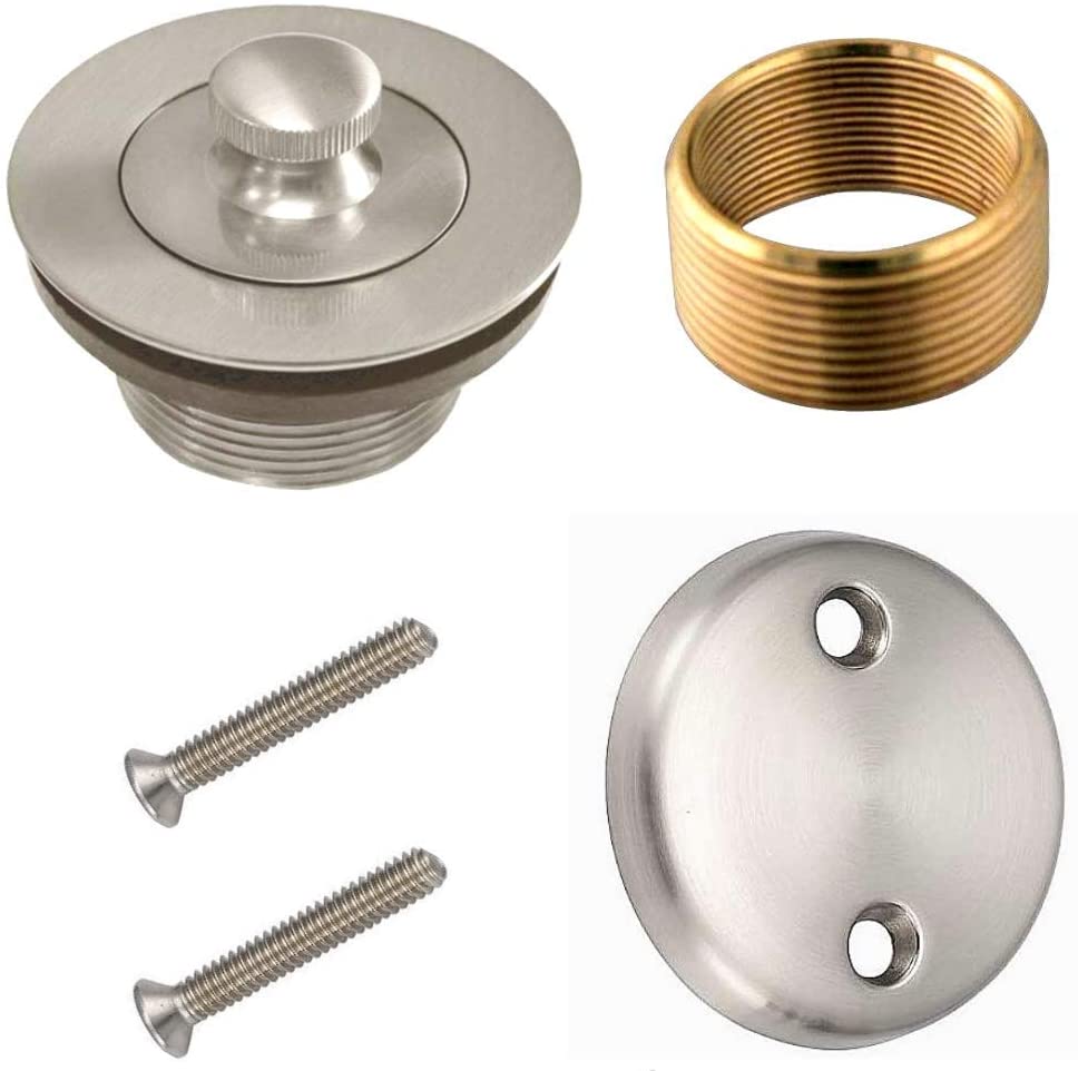 Maui - Bathtub Tub Drain Assembly, Conversion Kit, Trim Waste Overflow Face Plate (Lift & Turn Style))