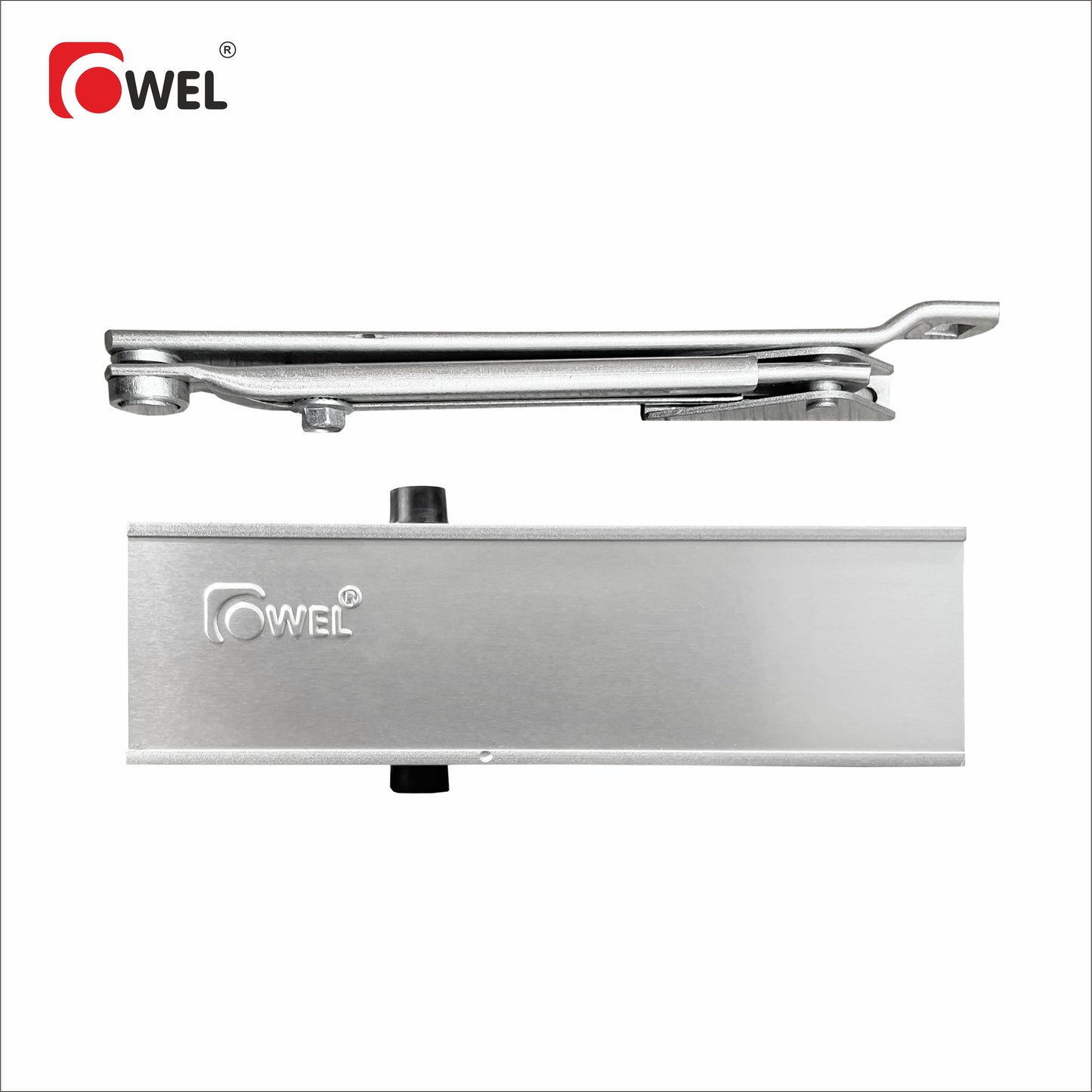 Modern & Sleek Adjustable Spring Hydraulic Auto Door Closer with Bracket