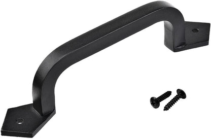Maui - 9" Square Solid Cast Iron handle for Barn door, gate or Garage (1 Handle)
