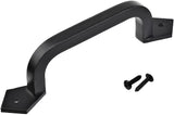 Maui - 9" Square Solid Cast Iron handle for Barn door, gate or Garage (1 Handle)