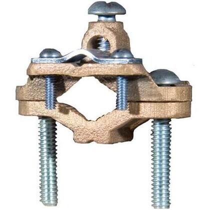 UL Listed Pipe Ground Clamps for Armored Cable- Size 1-1/4" to 2" with clip