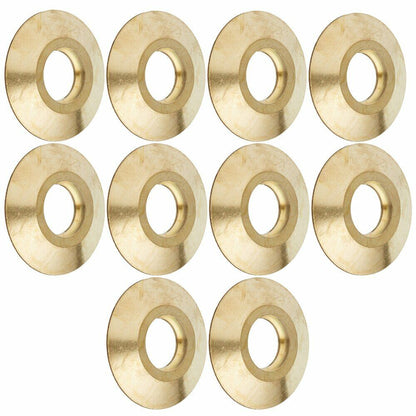 AXE - Swimming Pool Cover Brass Anchor Collar/Beauty Ring (10 Pack)