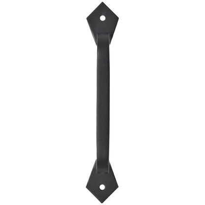 Maui - 9" Square Solid Cast Iron handle for Barn door, gate or Garage (1 Handle)