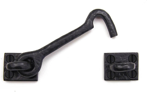 Maui - 4.5" Cast Iron Hook for Cabin, Sliding Barn door and Shed (2 Pack)