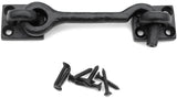 Maui - 4.5" Cast Iron Hook for Cabin, Sliding Barn door and Shed (2 Pack)
