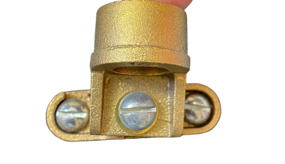 Pipe Ground Clamps with hub. Pipe Size 1/2" to 1" with 1/2"hub (25 Pack)