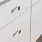 Maui - Modern and Sleek [Satin Nickel & Matte Black] Cabinet Hardware Knobs (10 pack)