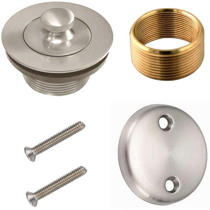Maui - Bathtub Tub Drain Assembly, Conversion Kit, Trim Waste Overflow Face Plate (Lift & Turn Style))