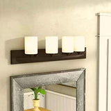 Modern Vanity Bath Light Bar Interior Lighting Fixtures Modern Glass Shade - 4Lamps (ORB)