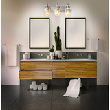 Maui - Dimmable Vanity Light Fixture for Interior Lighting, Bathroom, Dressing Room (Brushed Nickel finish)